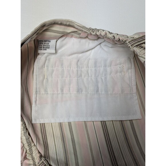 Talbots Classic Fit Capri Pants Striped Stretch Womens 18W - Picture 10 of 12